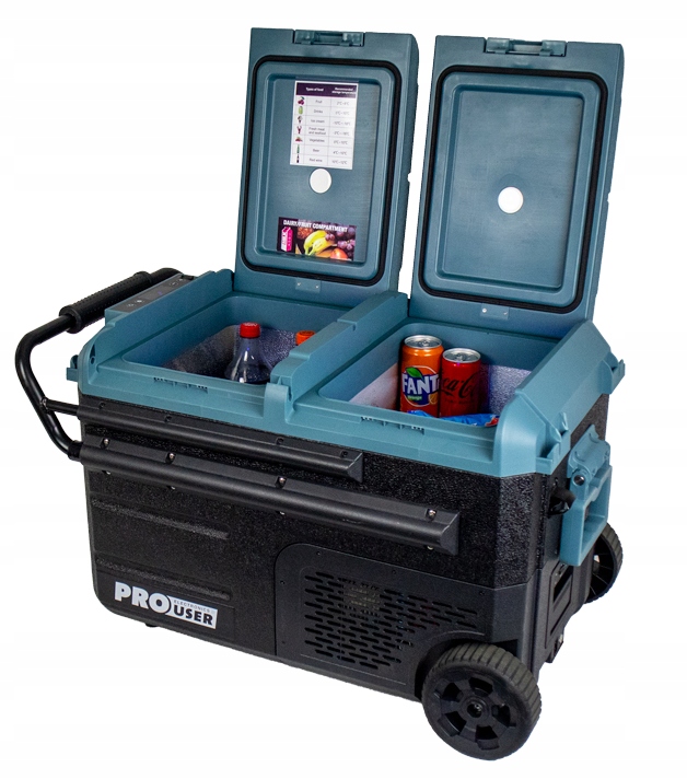 Lodówka kompresorowa turystyczna samochodowa zamrażarka 38L 12V 24V 230V