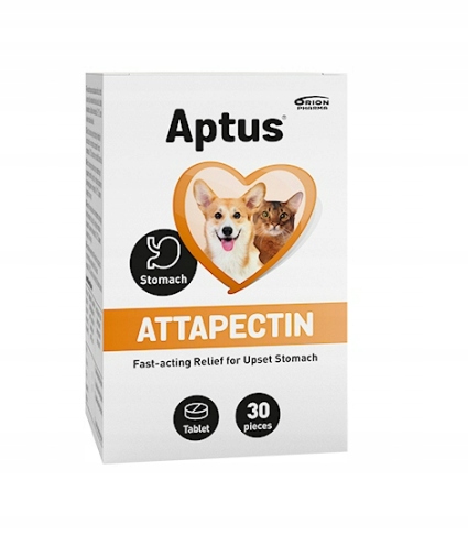 Levně Aptus – Attapectin 30 Tablet Průjem Kočka Pes