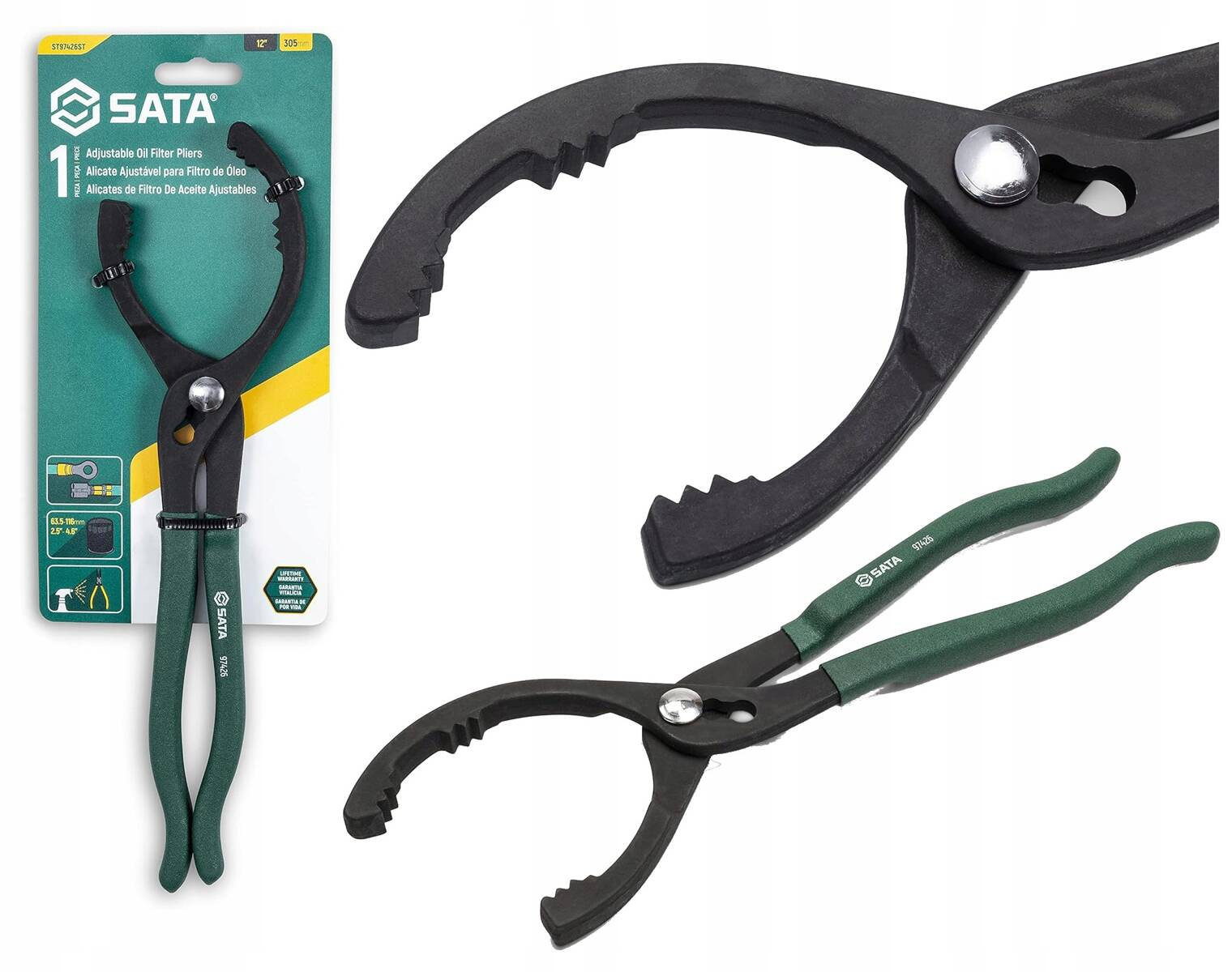 Sata Klucz do filtra oleju 12" Szczypce do filtra oleju 12" ST97426ST