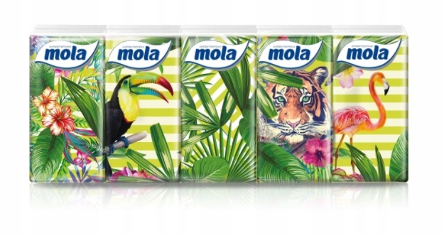 

Mola, Tropical, Chusteczki higieniczne, 10 opak.
