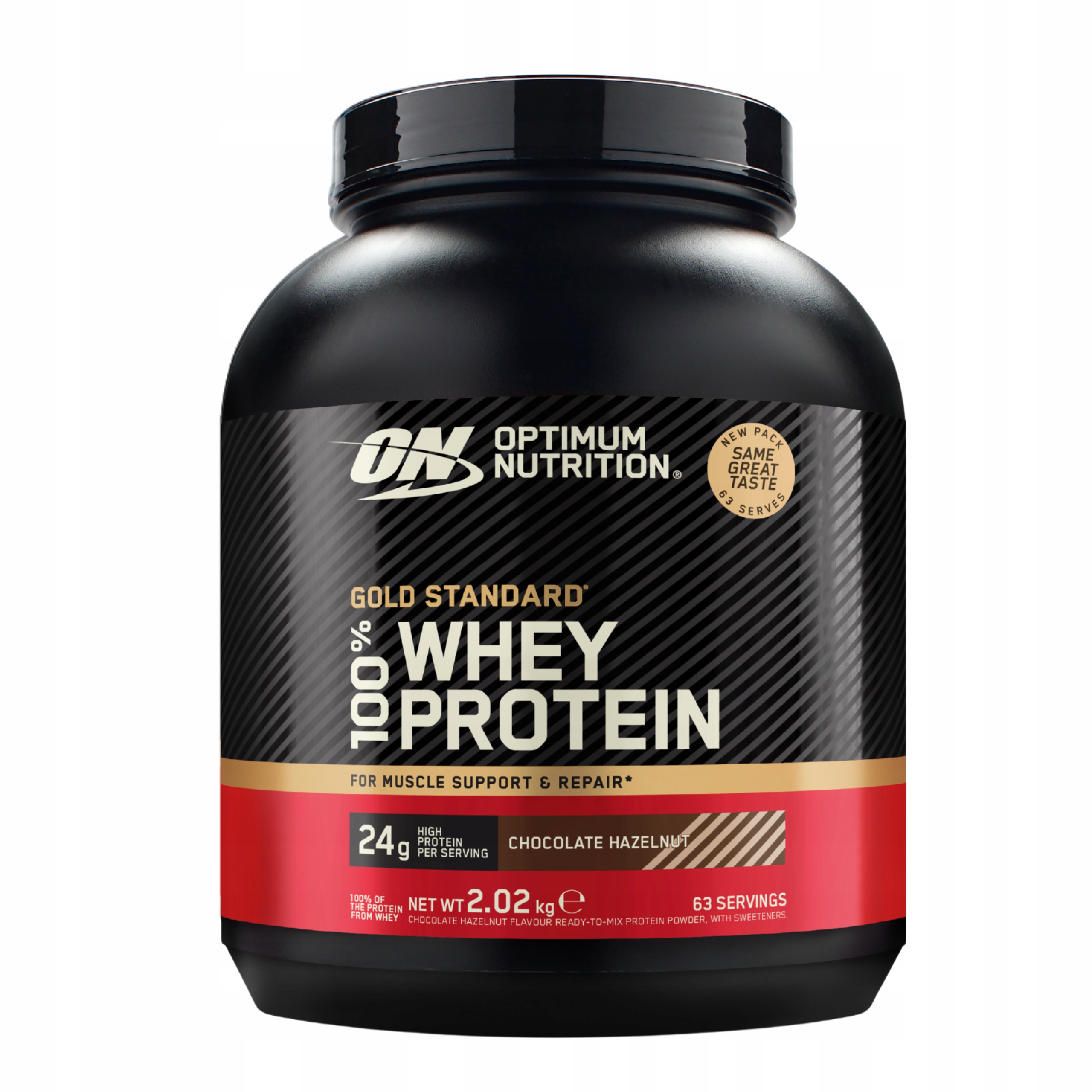 Optimum Nutrition Gold Standard Whey 2020 g Bílkoviny Ořech Wpc Wpi 63p