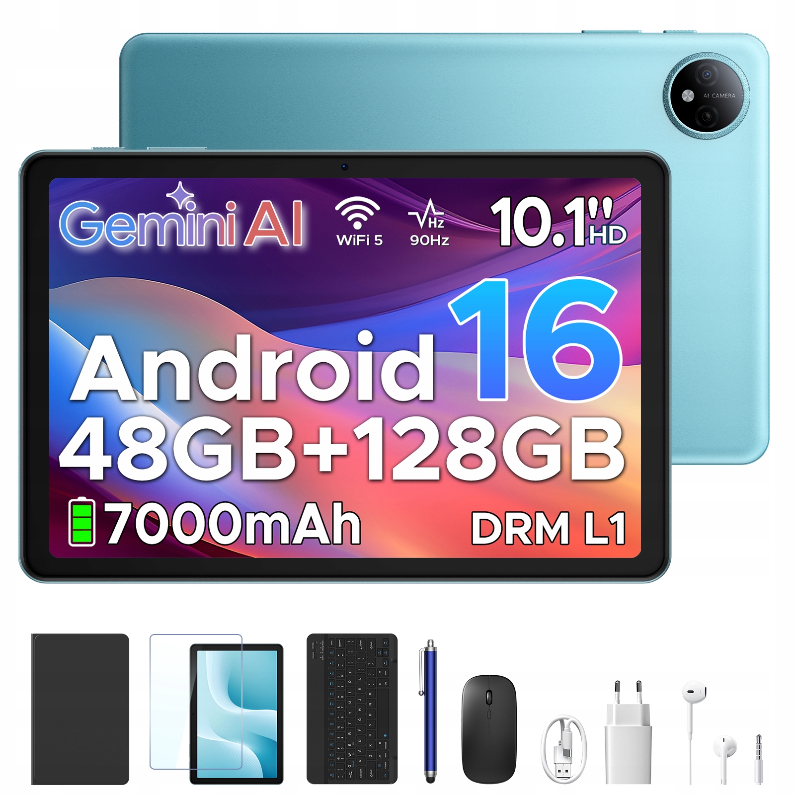 Tablet za skvelú cenu Aorlym AP10 10,1" 48+128GB Android 16 7000mAh Gps
