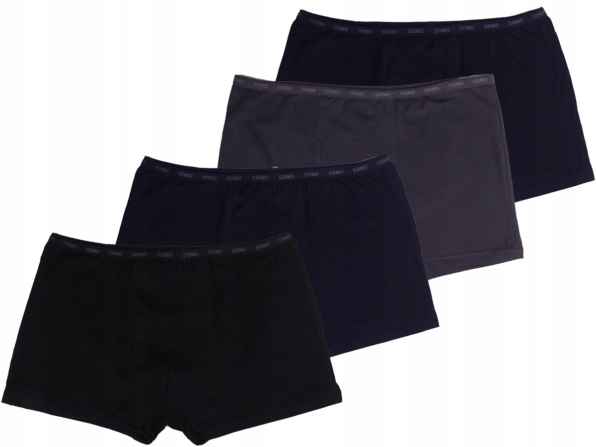 

Bokserki Męskie Bawełniane Uomo 4-PAK r. 4XL