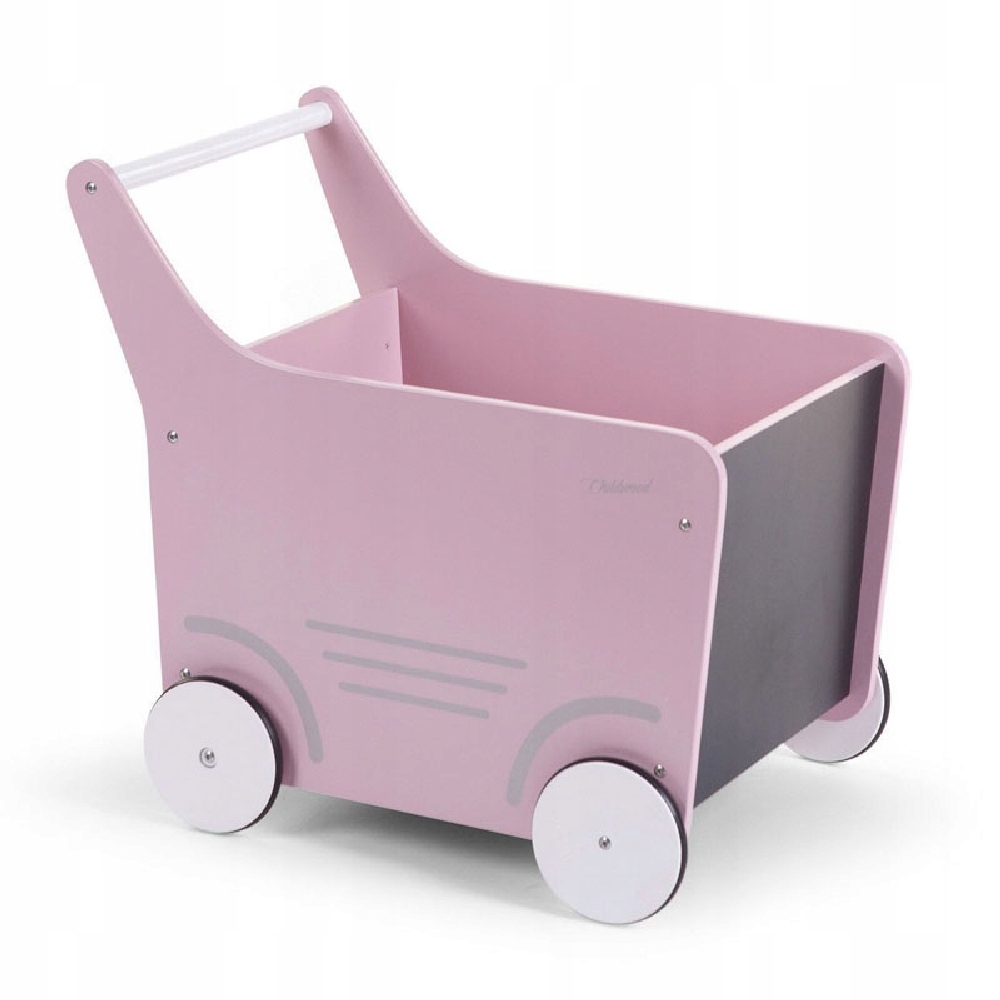 

Childhome Drewniany pchaczyk na zabawki Soft Pink