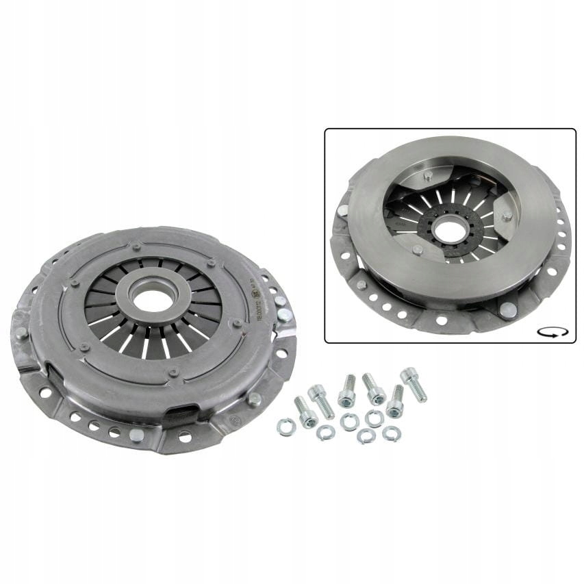 001509P - Зажим сцепления 180 мм с фланцем VW Горбун Булик