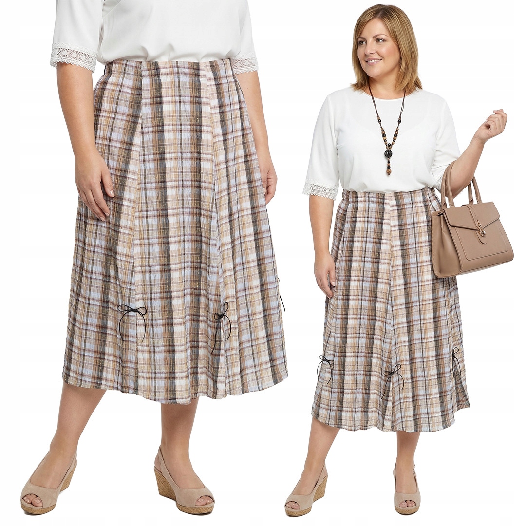 Sukně s mašličkami plus size velikost 48/50