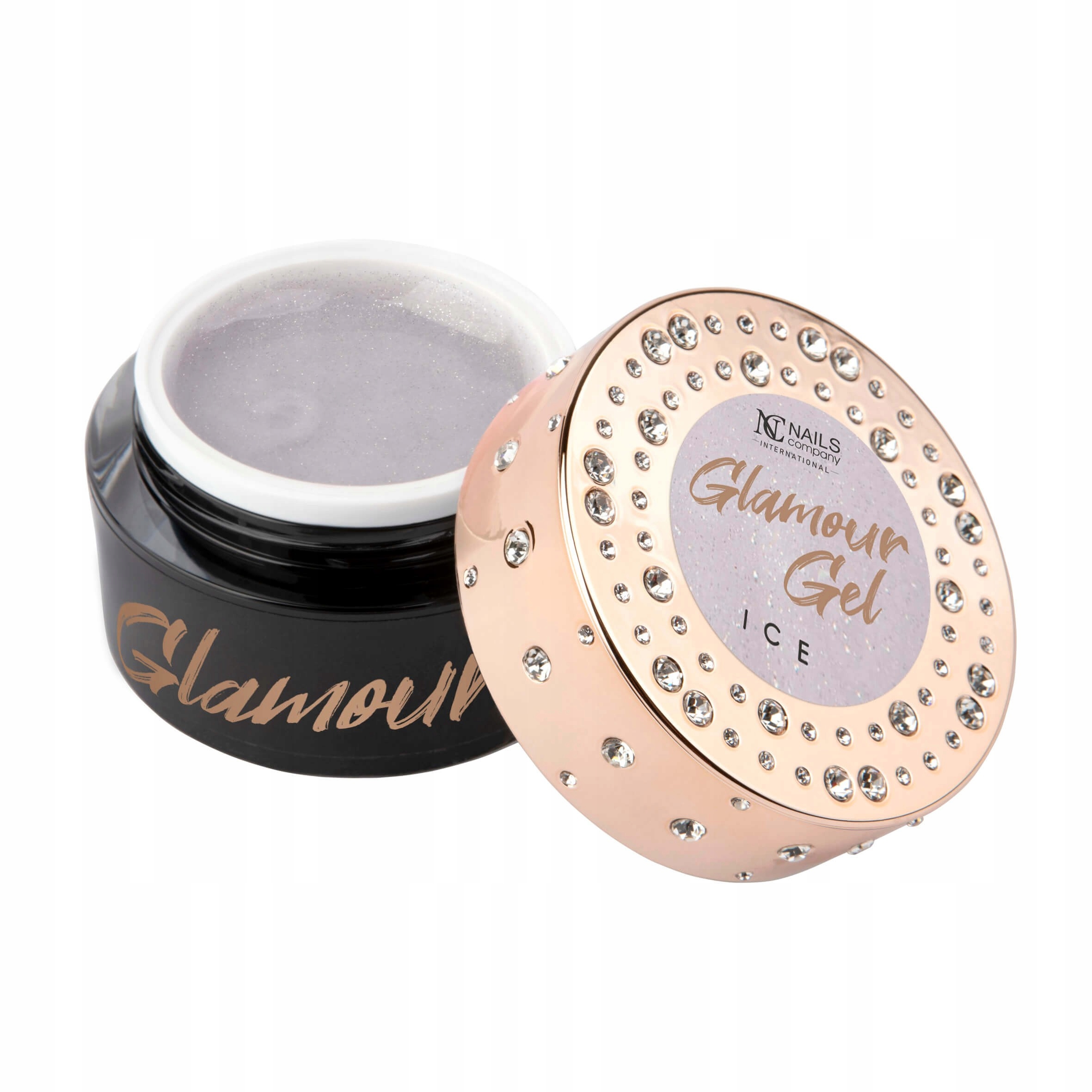 Glamour Gel Ice Nails Company żel z drobinkami 50g