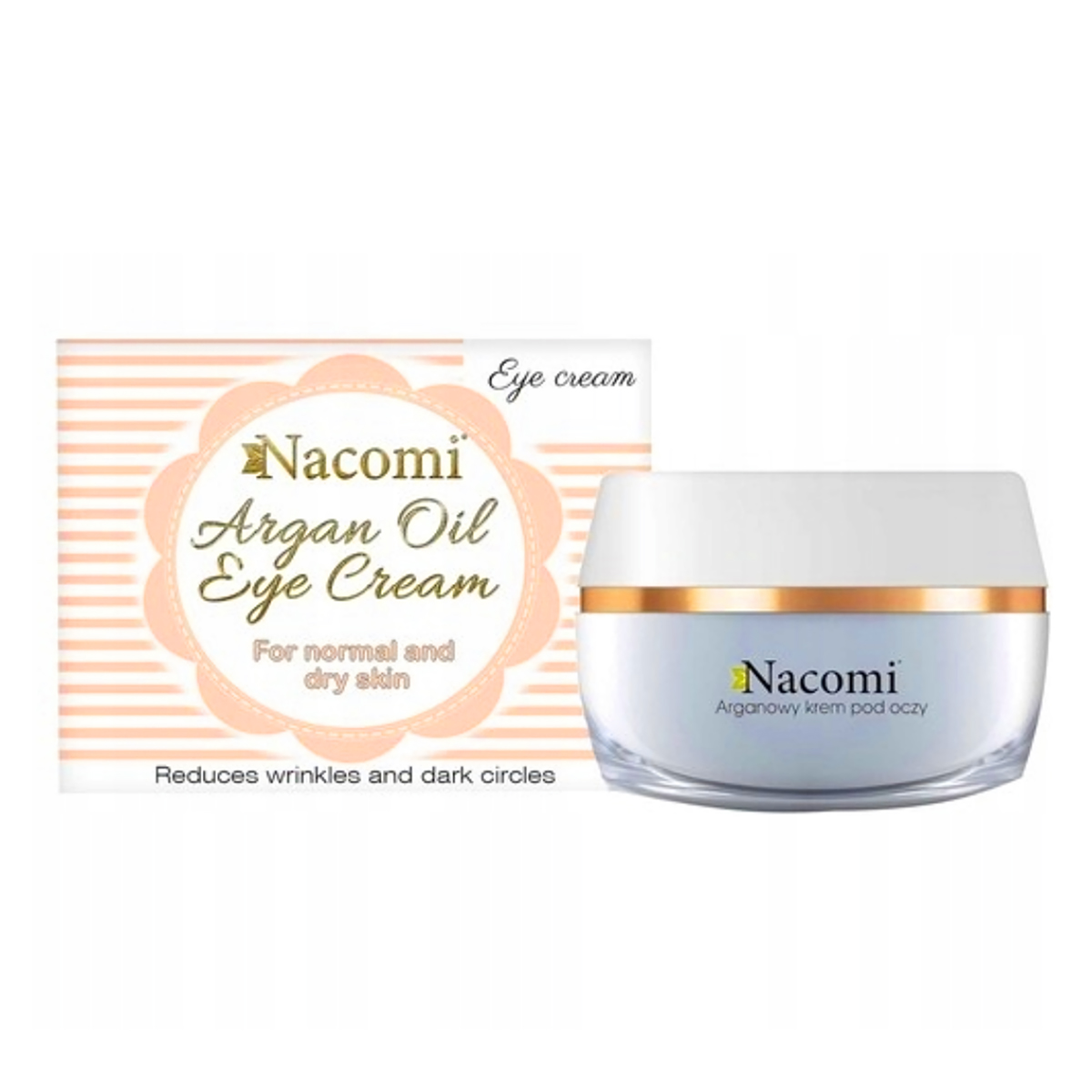 Krem pod oczy arganowy Nacomi Argan Oil - 15 ml