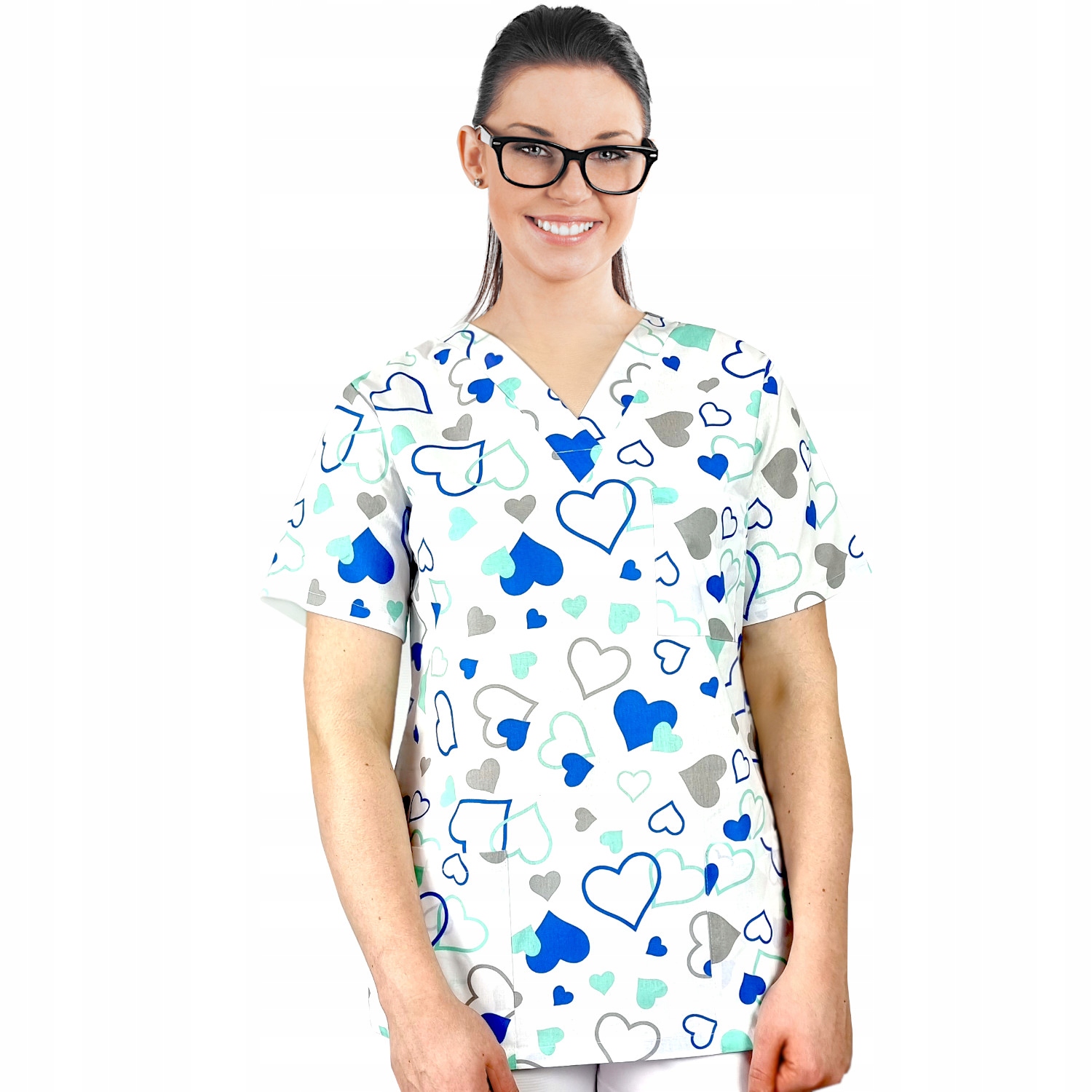 

Bluza medyczna damska fartuch kolorowy 3XL