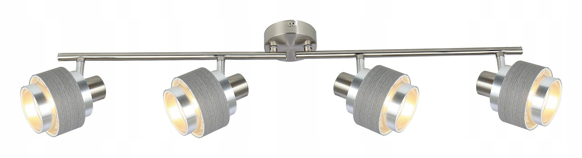 Bodové svietidlo Rabalux Basil 4xE14, saténové chrómové, nastaviteľné ramená
