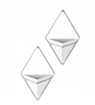 

Donice ścienne Trigg biały, srebrny by Umbra