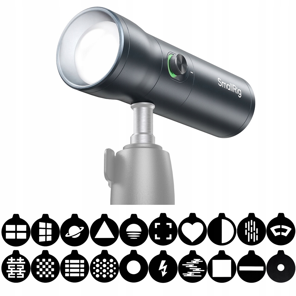 Lampa Rgb Led Smallrig Foto Video 7500 Mah Filtry Efekty Profesionální Foto