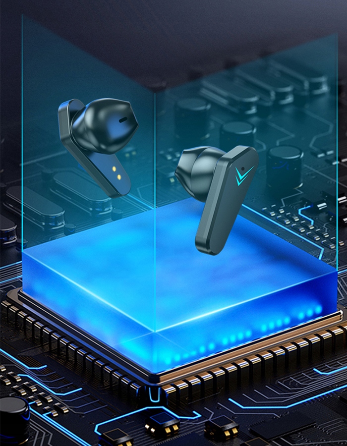 SŁUCHAWKI BEZPRZEWODOWE BLUETOOTH 5.2 + POWERBANK Mikrofon tak