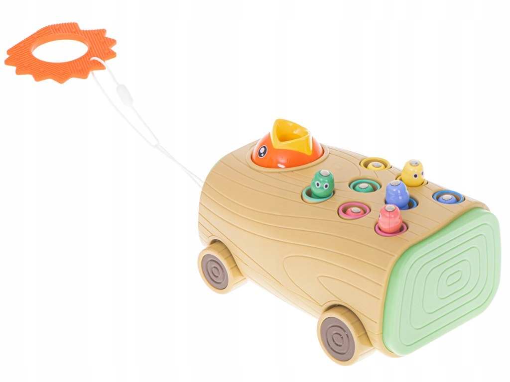 GRA MAGNETYCZNA NAKARM PTASZKA MONTESSORI LED GŁODNY DZIĘCIOŁ ZŁAP ROBACZKA Minimalna liczba graczy 1