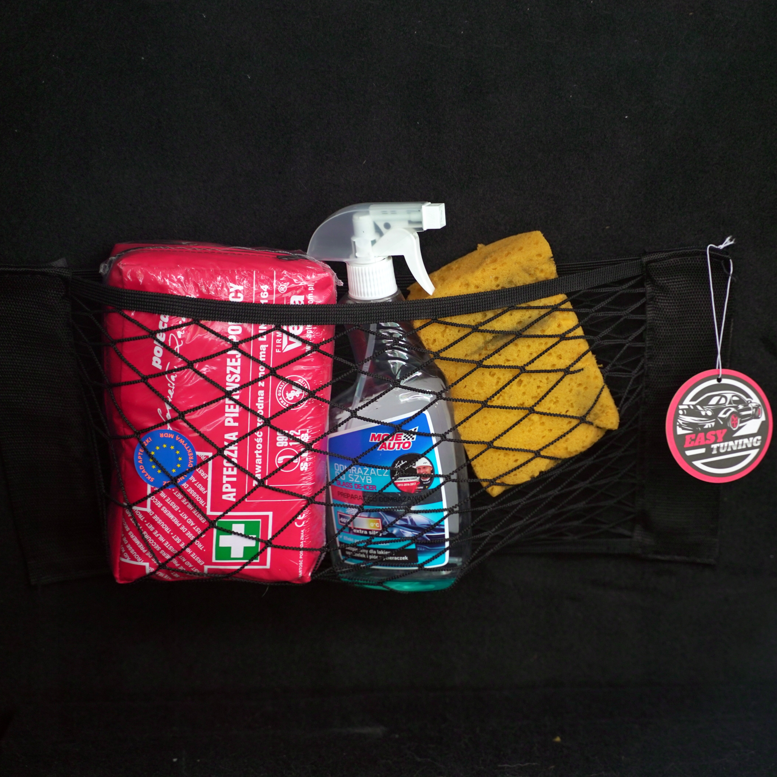 2x ORGANIZER SIATKA TORBA DO BAGAŻNIKA NA MOCNY RZEP DO AUTA SAMOCHODU Rodzaj torby i organizery