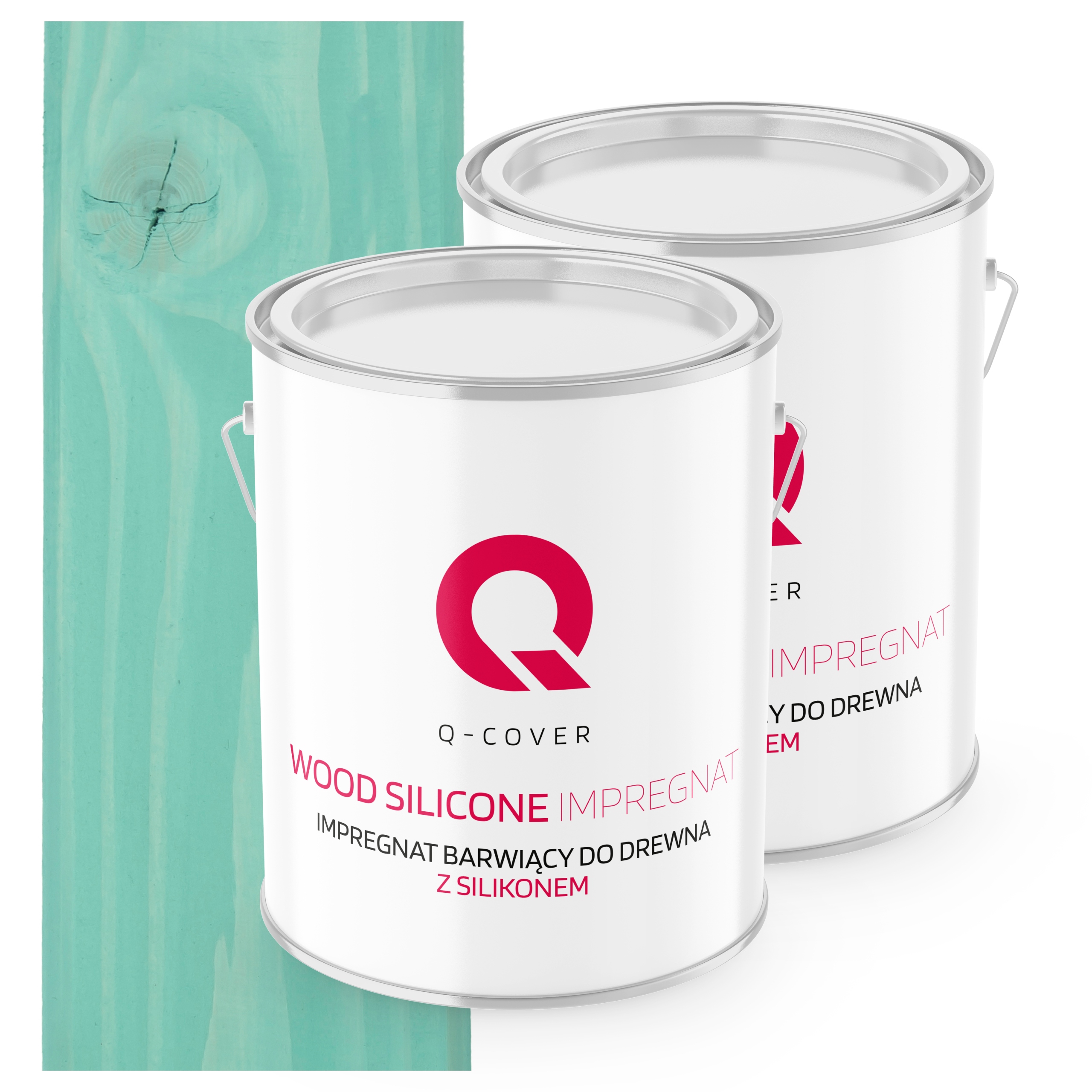 Impregnační Nátěr Na Dřevo S Ochranným Silikonem, Barva Tyrkysová, 2X 2,5 L Uv