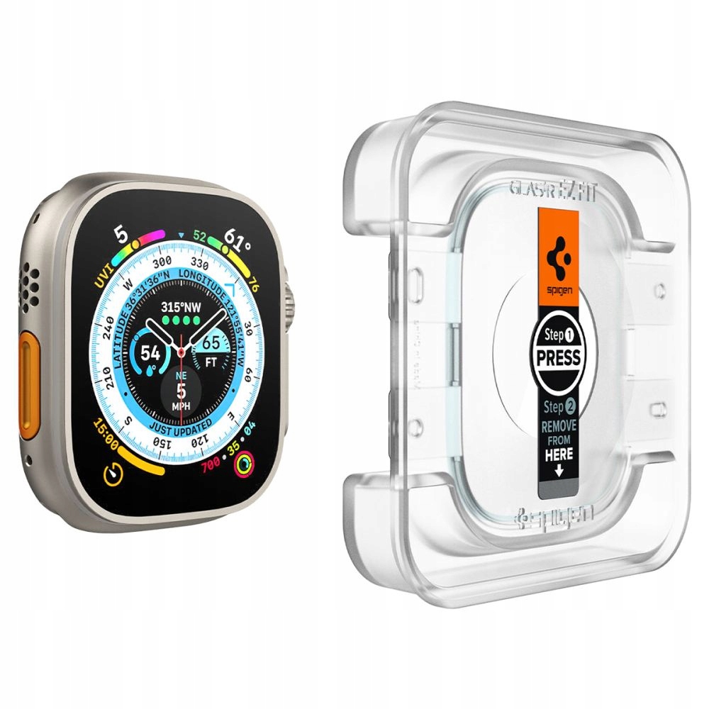 2 X SZKŁO HARTOWANE SPIGEN GLAS.TR " EZ FIT " APPLE WATCH 49 MM Producent Spigen