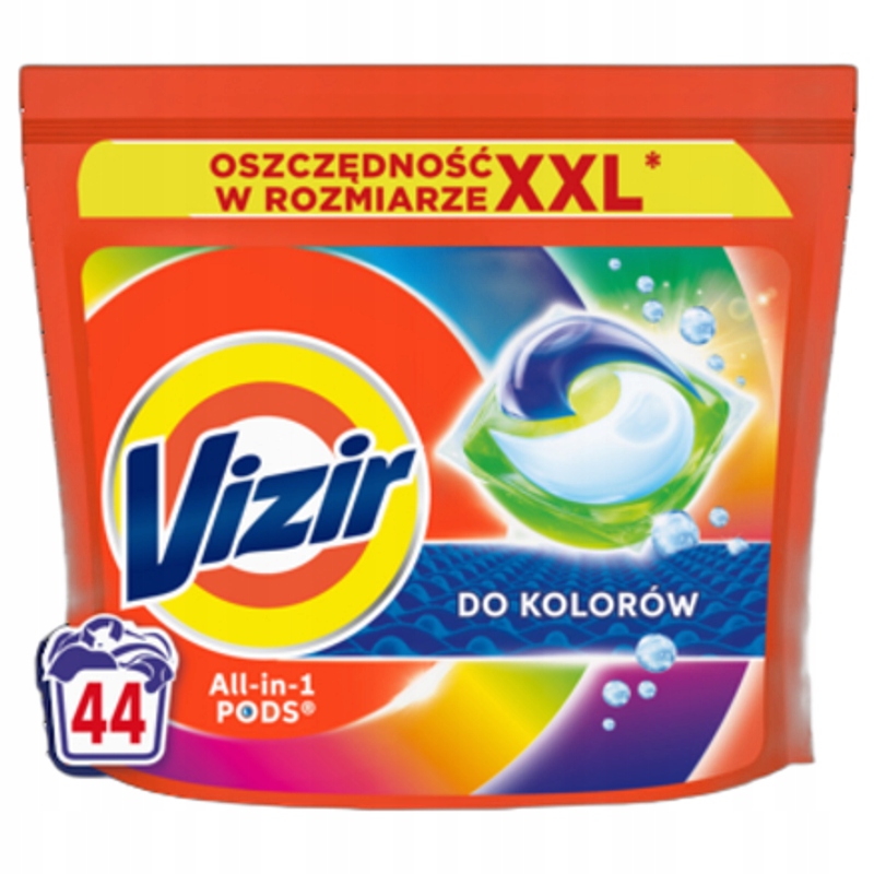 Vizir Kapsle na praní All in1 Pods Color 44 ks (44 x 18,2 g)