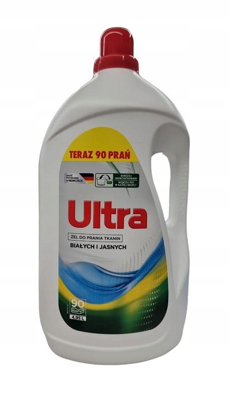Levně Ultra Gel na praní Světlých A Bílých tkanin 4,95 l 90 praní