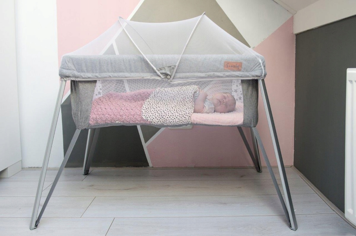 ŁÓŻECZKO PODRÓŻNE TURYSTYCZNE Z MOSKITIERĄ - HIT! EAN (GTIN) 8718868646552