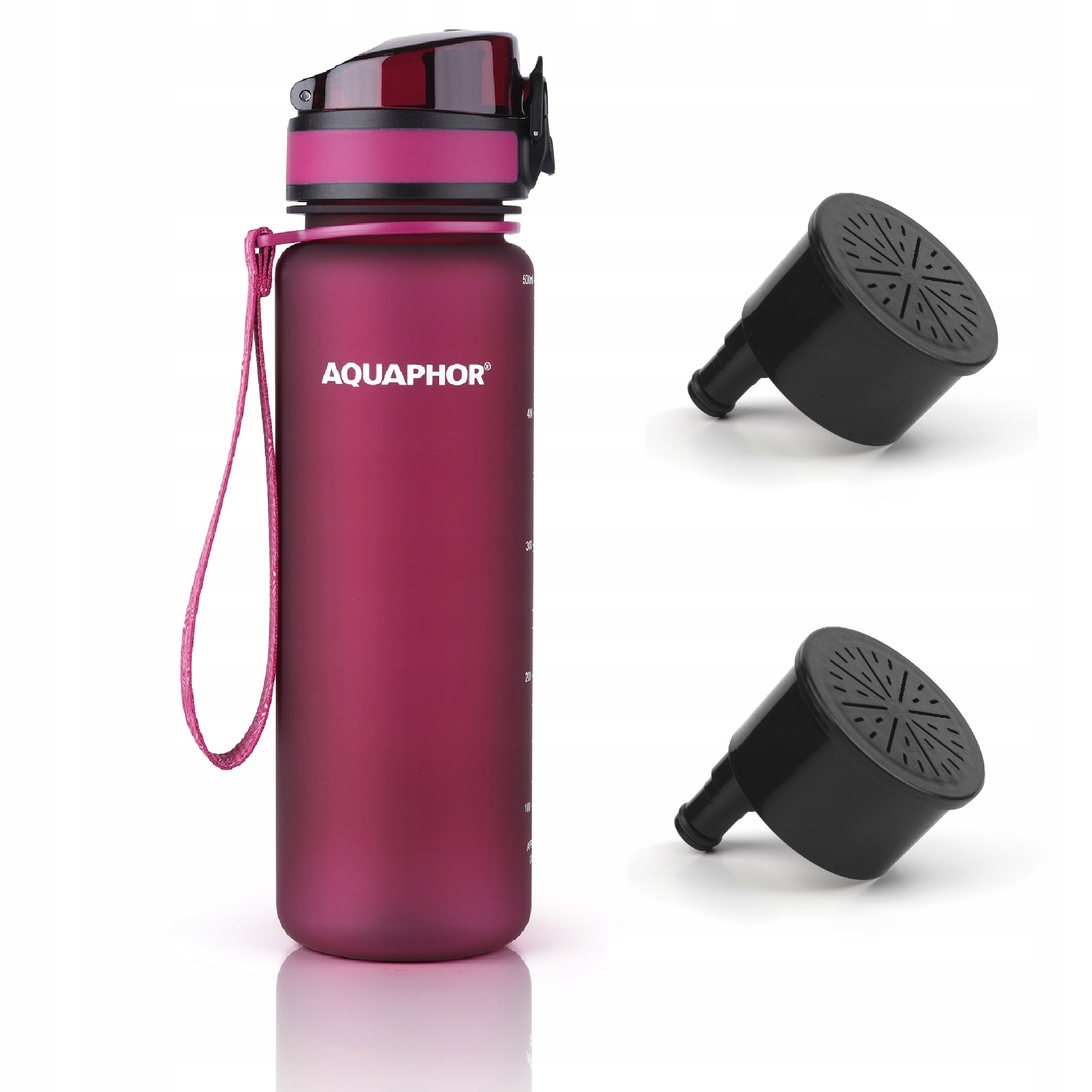 

Butelka filtrująca Aquaphor City 0,5l 2 wkłady