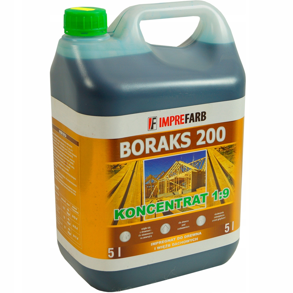 

Impregnat Do Więźby i Drewna Zielony 5L Imprefarb