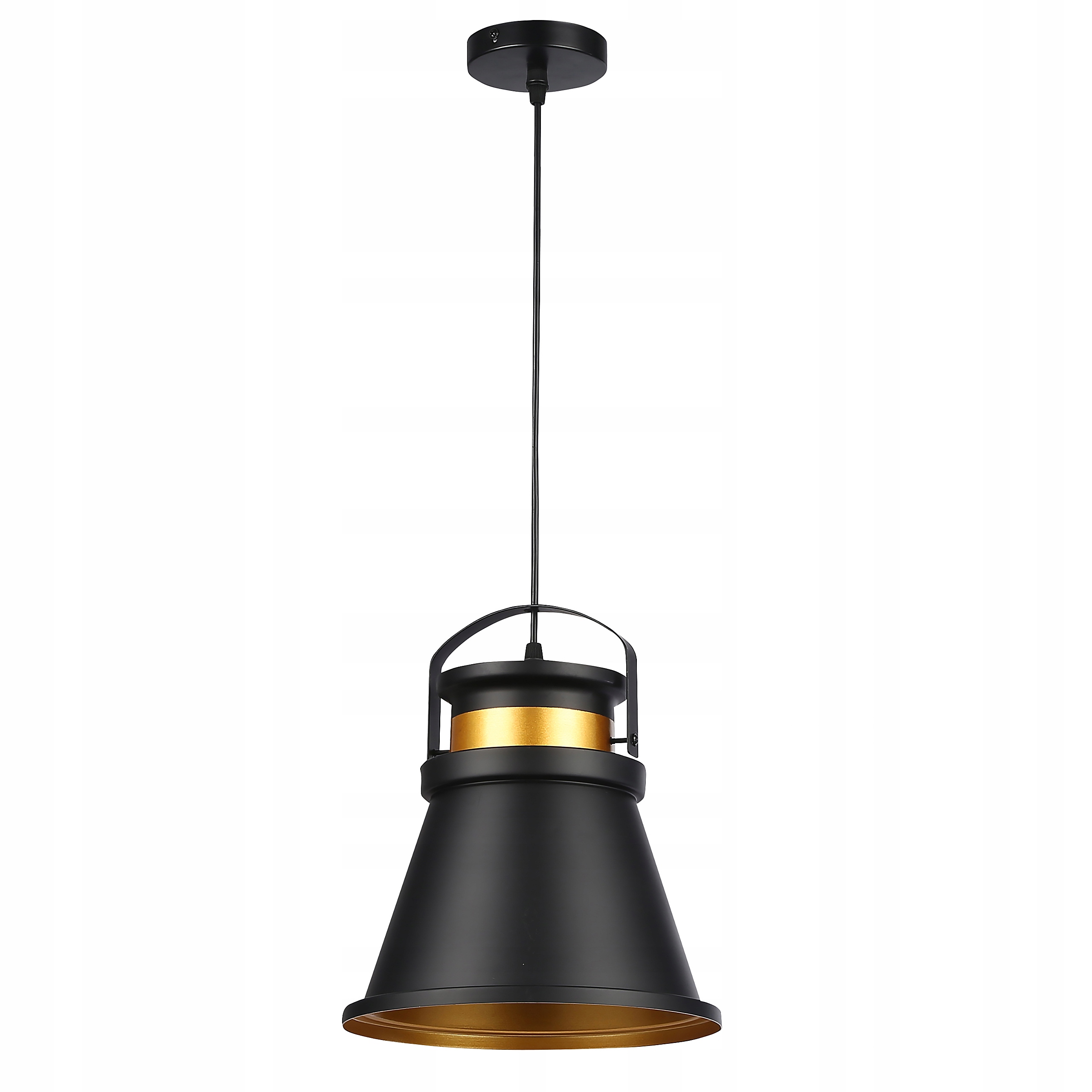 Závěsná Stropní Lampa E27 Loft Moderní Černá zlatá