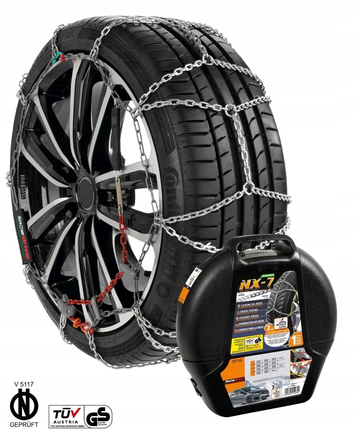 Reťaze 215/70/R16 215/60/R17 225/55/R17 215/55/R18 275/35/R18 235/40/R19