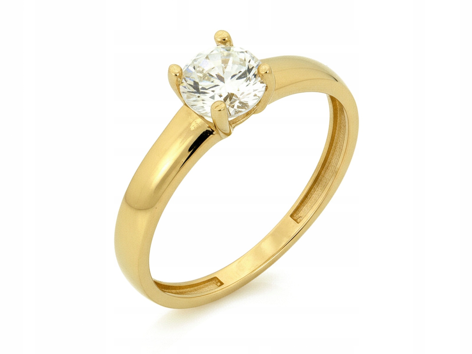 Prstýnek 585 s očkem Bílým Očkem 12r jako dárek 1,42 g