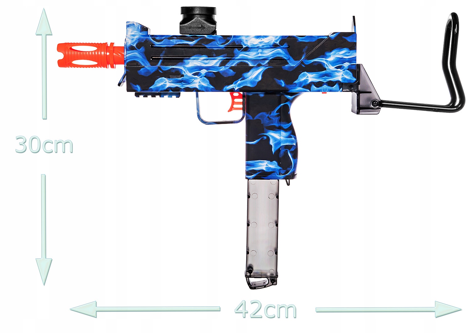 KARABIN PISTOLET AUTOMAT KULKI ŻELOWE UZI ELEKTRYK Marka inna