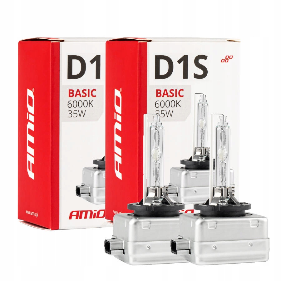 

2x Żarnik Xenon Ksenon AMiO D1S 6000K Homologacja