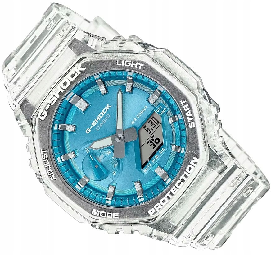 Sportovní Pánské Hodinky Casio G-shock GA-2100BM-7A2ER Modré Módní WR200