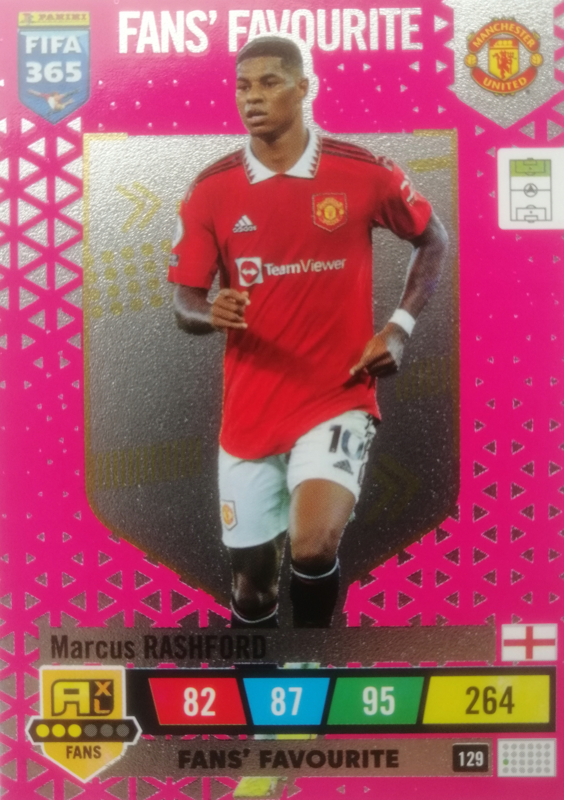 FIFA 365 2023 FANS FAVOURITE 129 MARCUS RASHFORD 13100199491 Allegro.pl