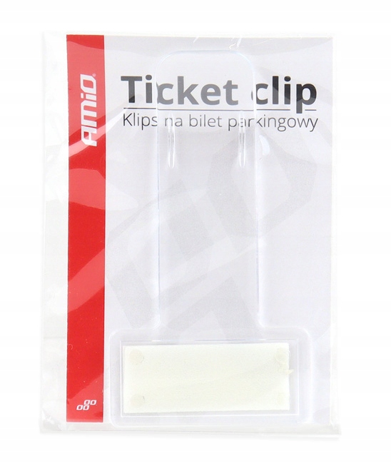 UCHWYT KLIPS NA BILET PARKINGOWY LEGITYMACJĘ SZYBĘ Numer katalogowy producenta 02601
