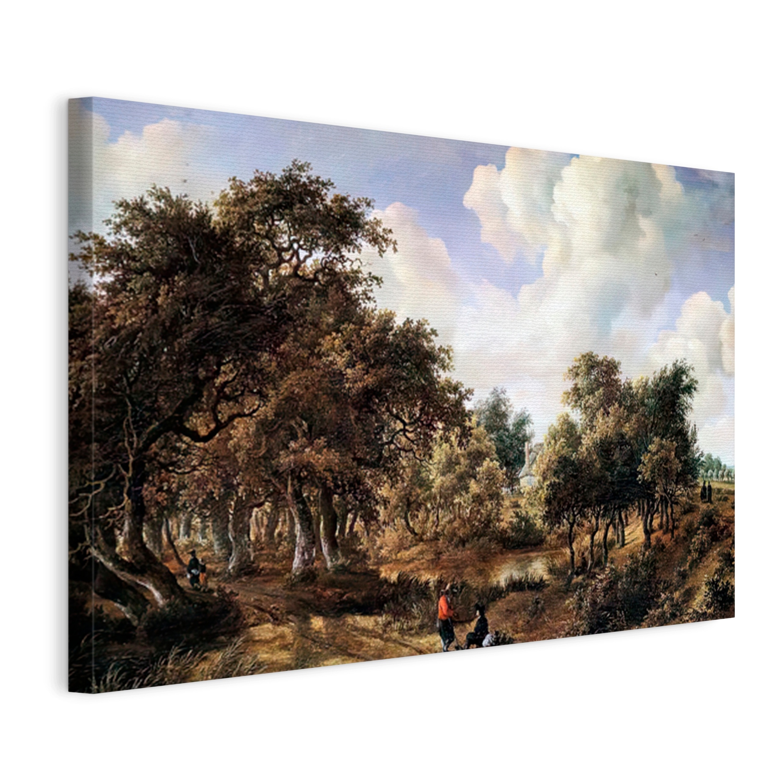 Obraz Na Plátně Meindert Hobbema Zalesněná Krajina 90x60