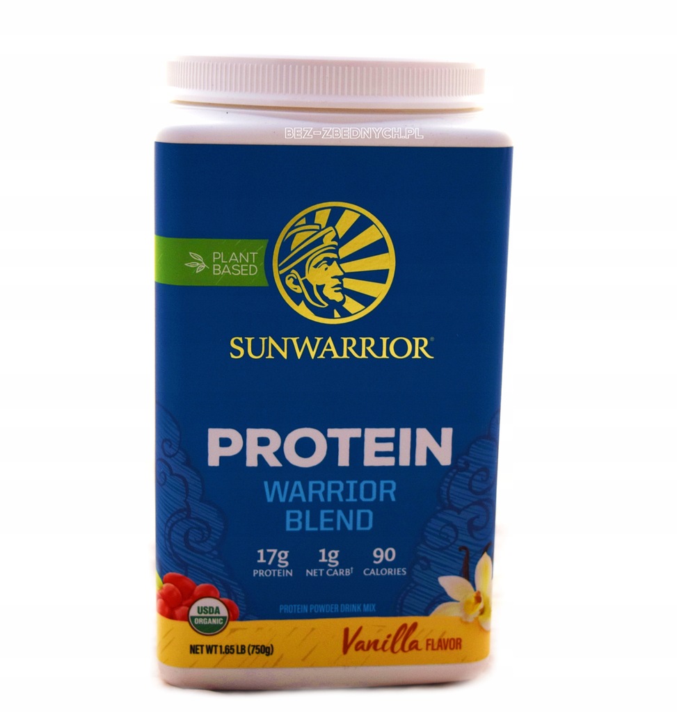 Sunwarrior Warrior Blend 750g Vegan Protein Keto Rostlinné Bílkoviny Bez Cukru
