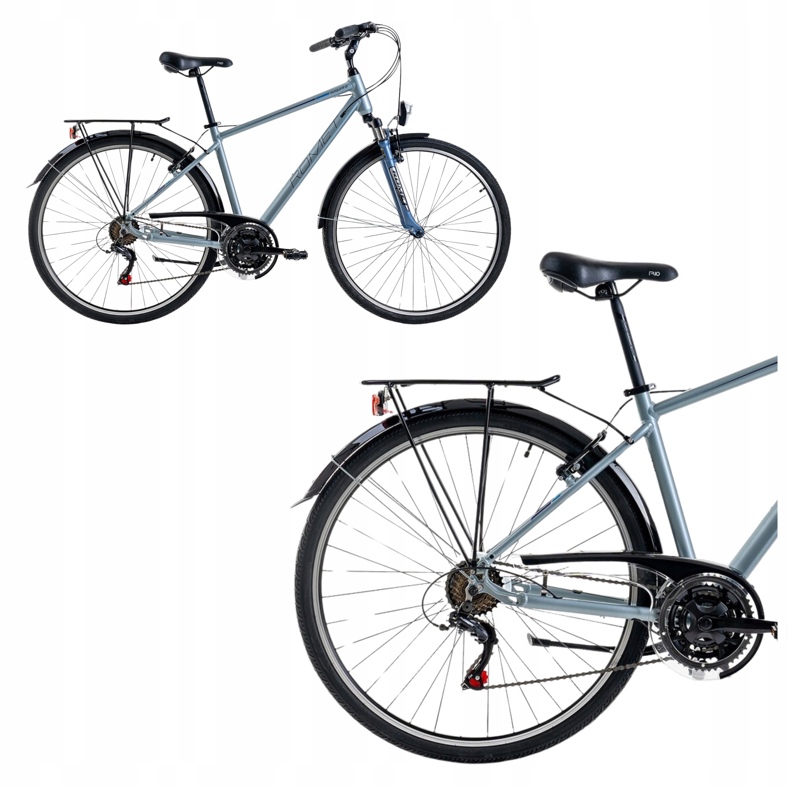 Rower Miejski Trekkingowy 28 Cali Romet Wagant 3 Shimano Polska Produkcja