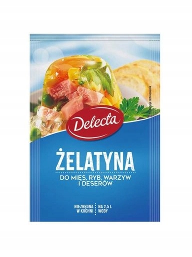 Levně 8x Delecta Želatina Univerzální 50G