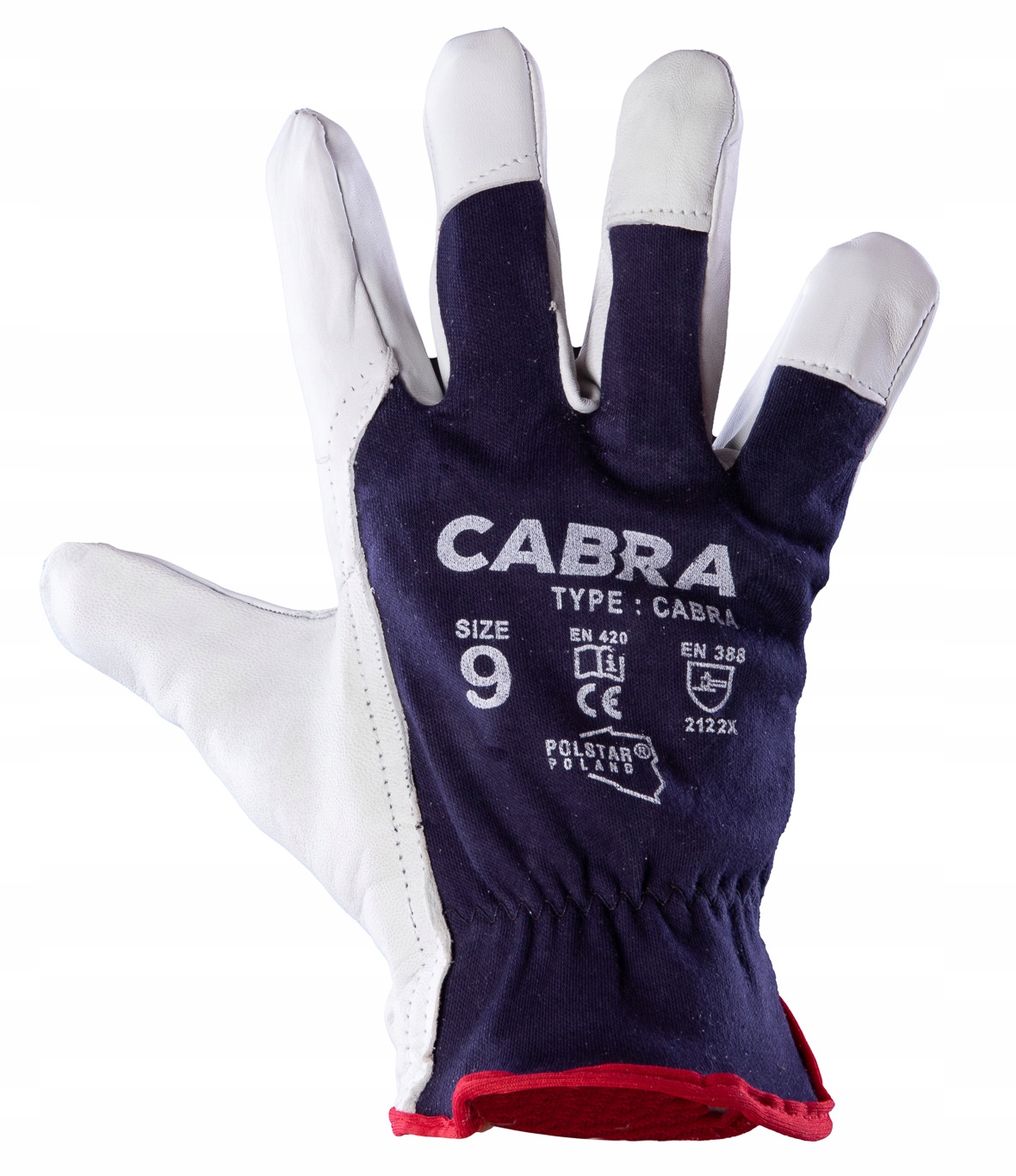 12 x Kožené rukavice Cabra kozí kůže velikost 10 Rsca
