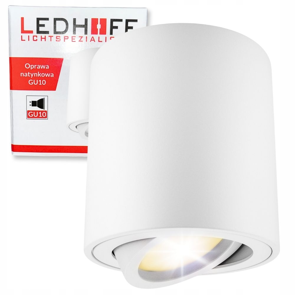 Поверхностный потолочный светильник GU10 LED moving 80X85MM SPOT White Halogen