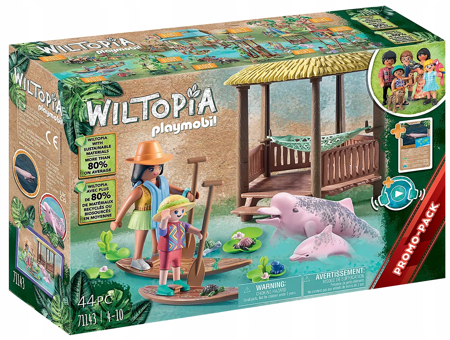 PLAYMOBIL Wiltopia WYPRAWA Z DELFINAMI 71143
