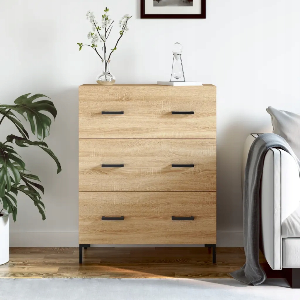 vidaXL Příborník dub sonoma 69,5 x 34 x 90 cm kompozitní dřevo