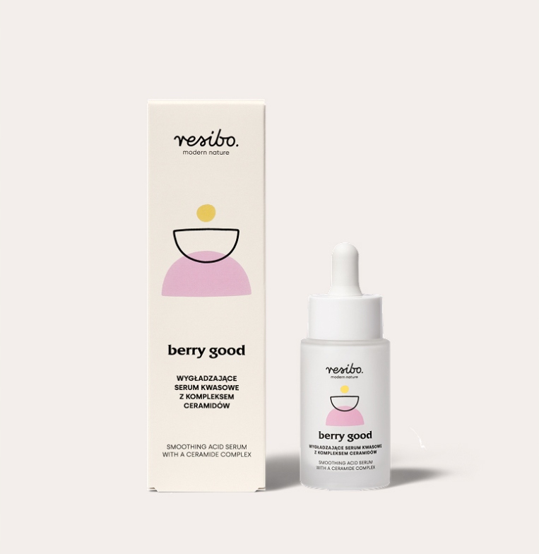 Resibo Berry Good vyhlazující kyselé sérum s komplexem ceramidů 30 ml