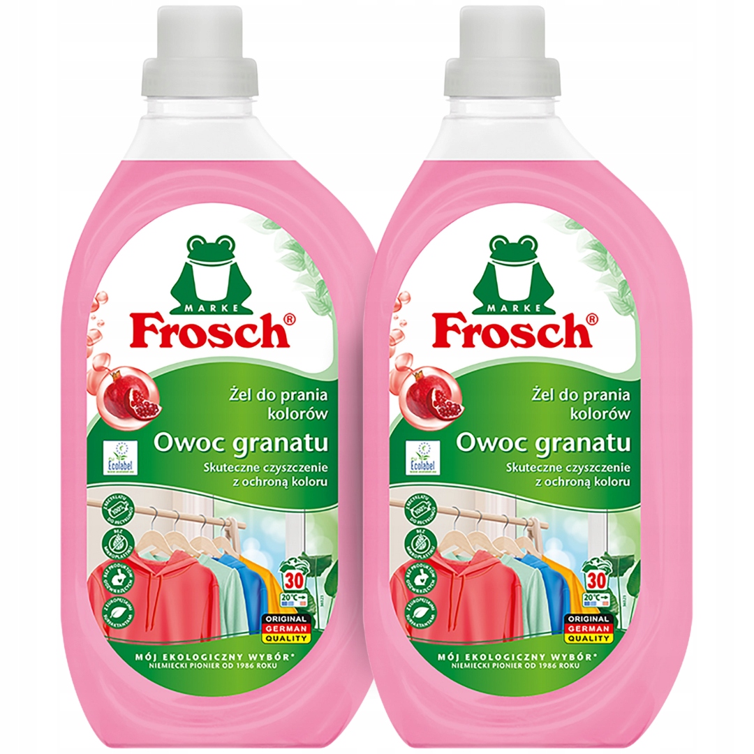 Levně Frosch Gel na praní tkanin Ovoce Granátové jablko 3L 60pr