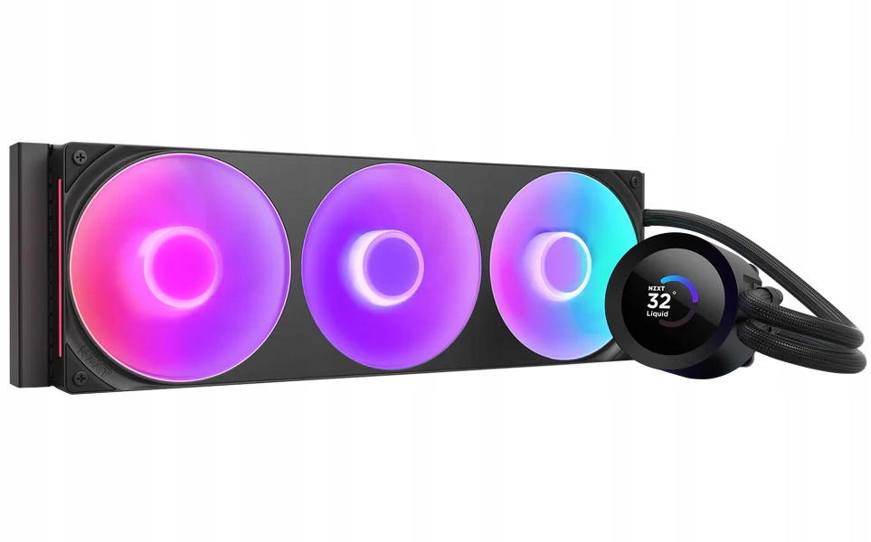 Nzxt vodní chladič Kraken 360 3x120mm fan 4-pin Pwm LCD disp. 6 let