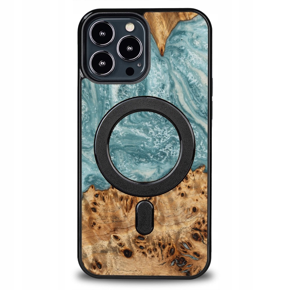 Pouzdro Bewood Unikátní pro iPhone 13 Pro Max Planety Uran s MagSafe