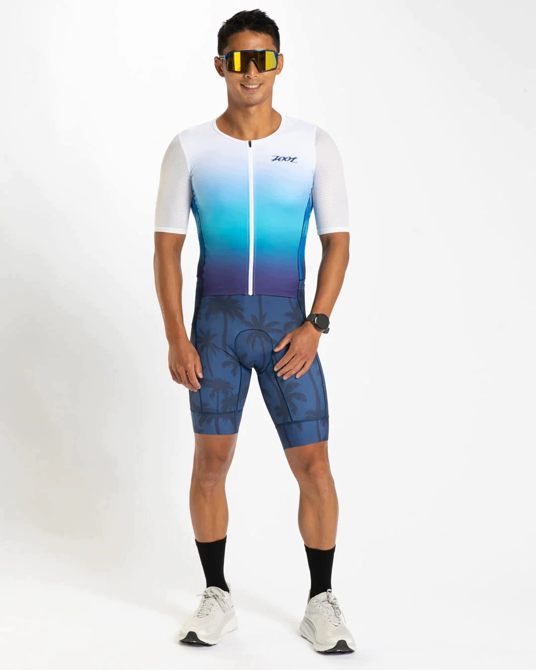 Strój triathlonowy męski Zoot Ltd Aero Full Zip Paradise (Rozmiar L)