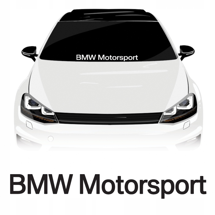 

Bmw Motorsport Naklejka duża na szybę 45 cm
