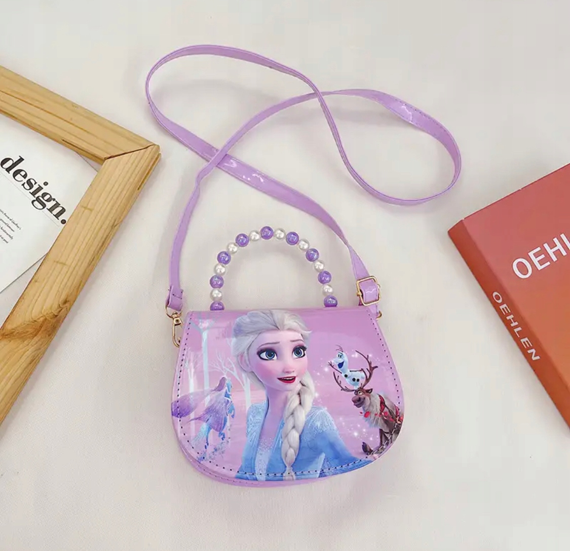 Kraina Lodu torebka z Elzą DISNEY fioletowa +pasek Stan opakowania oryginalne