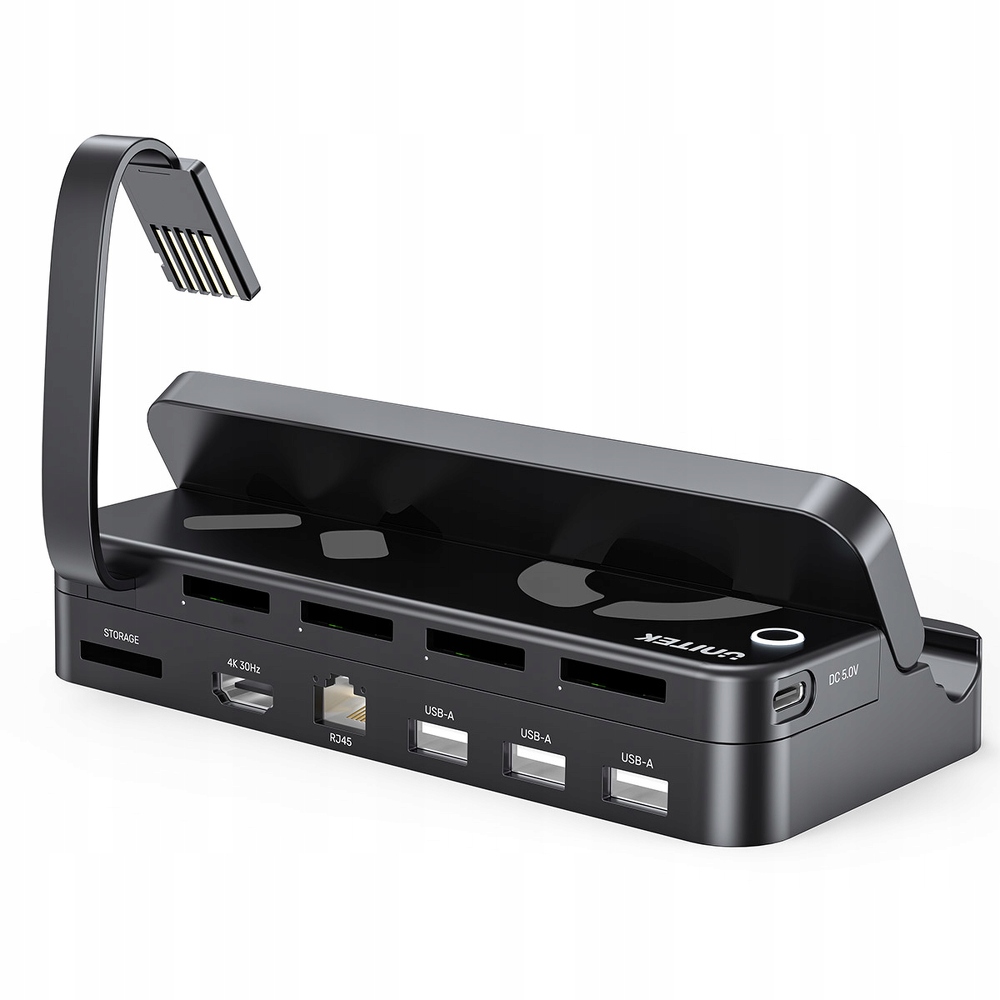 Unitek Stacja dokująca do konsoli Nintendo Switch pilot, Hdmi, Lan, Usb